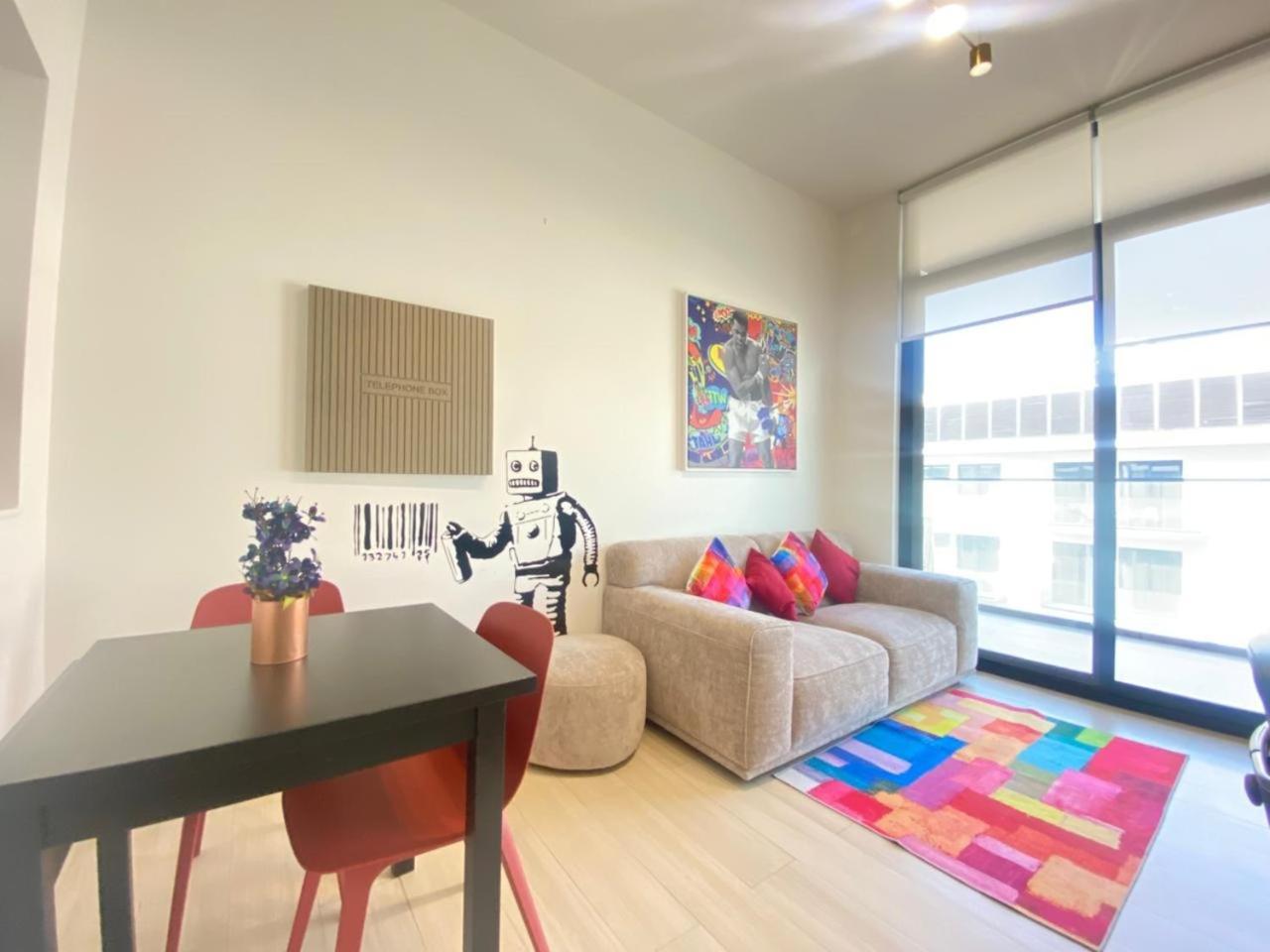 1 Bed Retreat- Rbe Vacation Homes-Binghatti Luna Dubai Exteriör bild